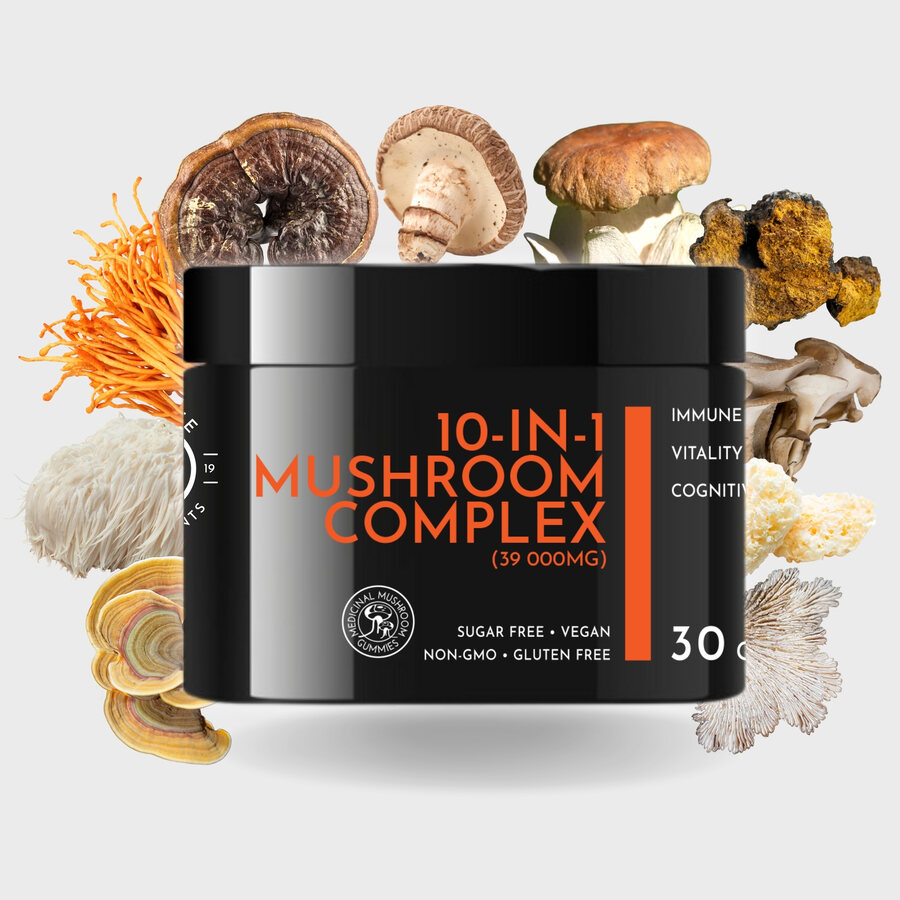 10-in-1 Mushroom Complex, Seven Leaves own brand